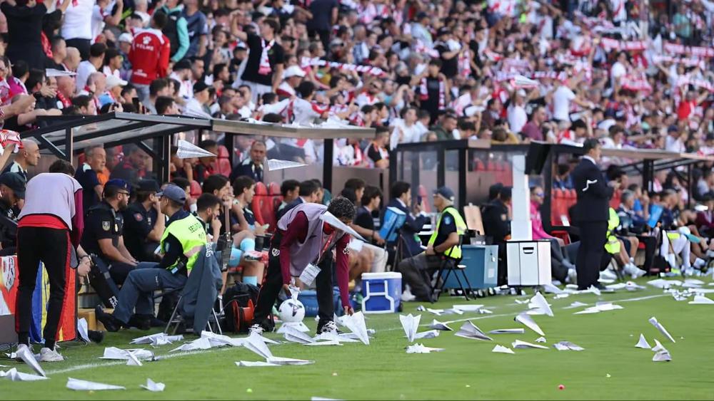 Suspendieron Rayo Vallecano-Athletic Bilbao por una protesta contra el presidente