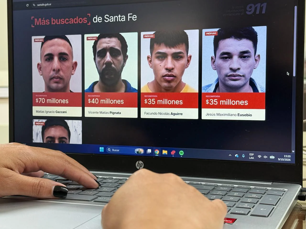 Santa Fe renovó la web de prófugos y recompensas