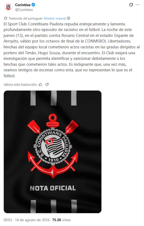 un-nuevo-episodio-de-racismo-en-el-futbol-foto-corintiosx-XXR3L76DFZHLHOE6RDTXD5K6WE