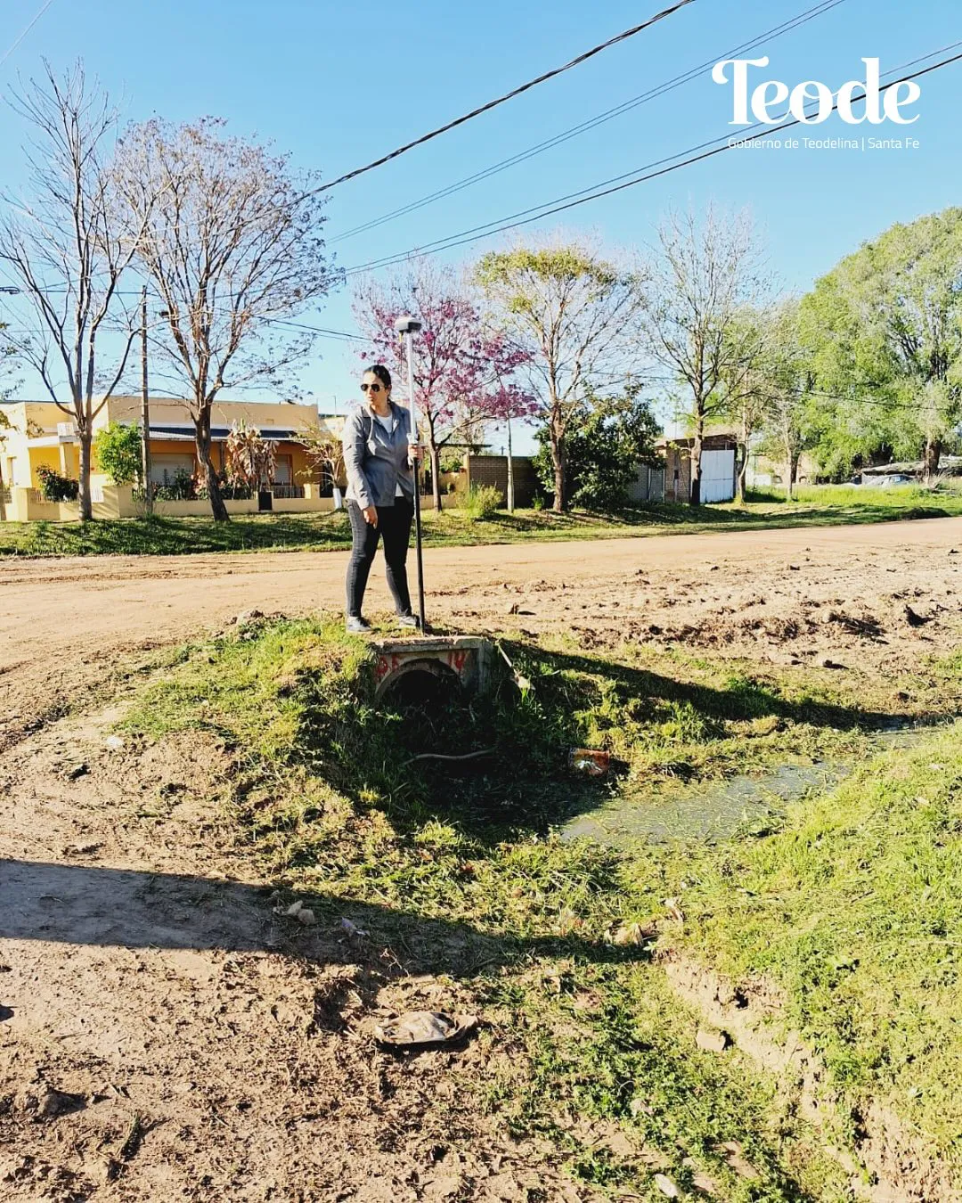 Segunda etapa de la obra de cloacas en Teodelina 💪🏻👉🏻 Desde la Secretaría de Agua y Saneamie (1)