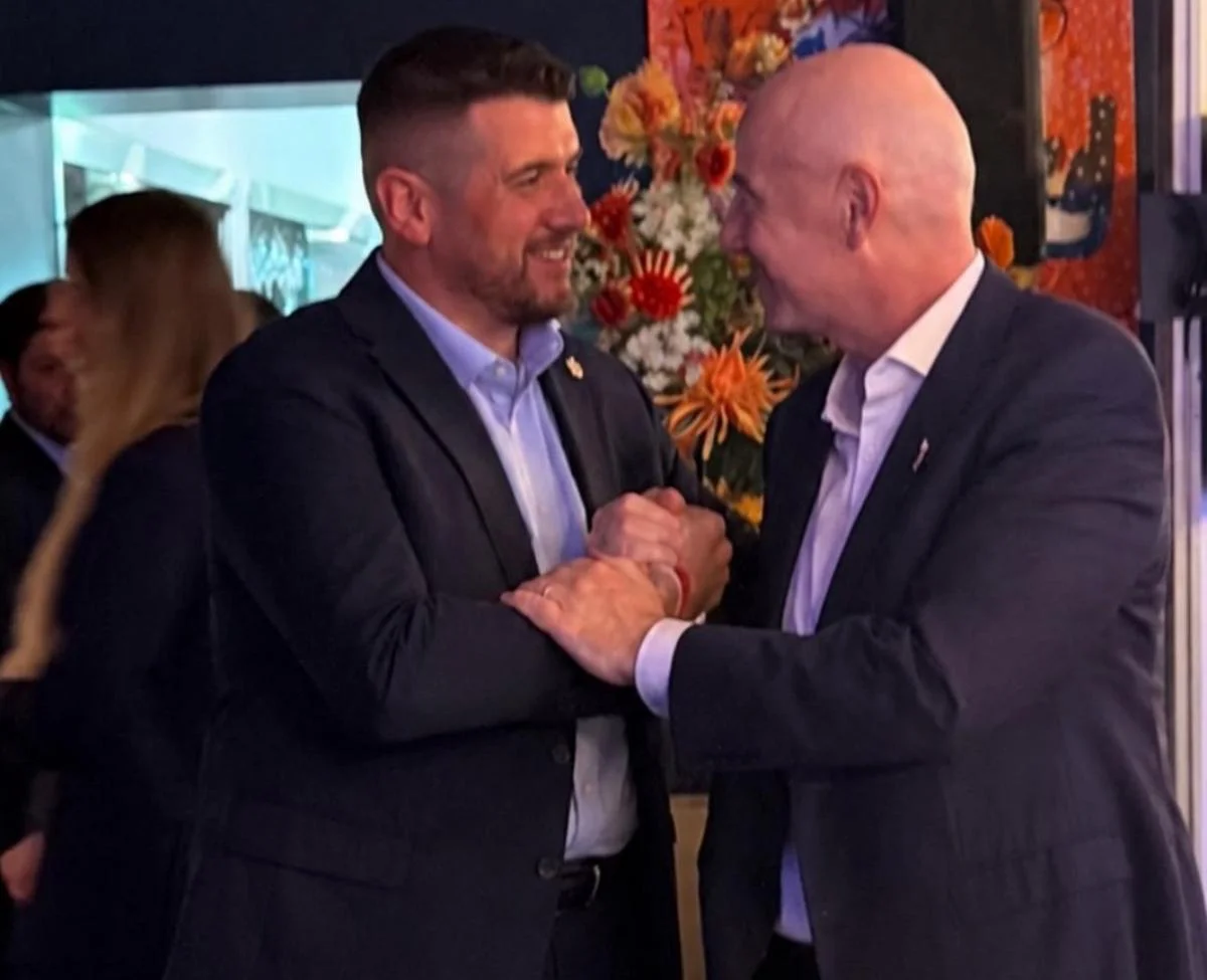 Cavagliatto estuvo con Infantino en Zúrich antes del Consejo de FIFA