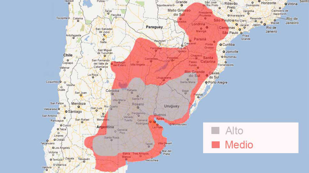 pasillo de los tornados