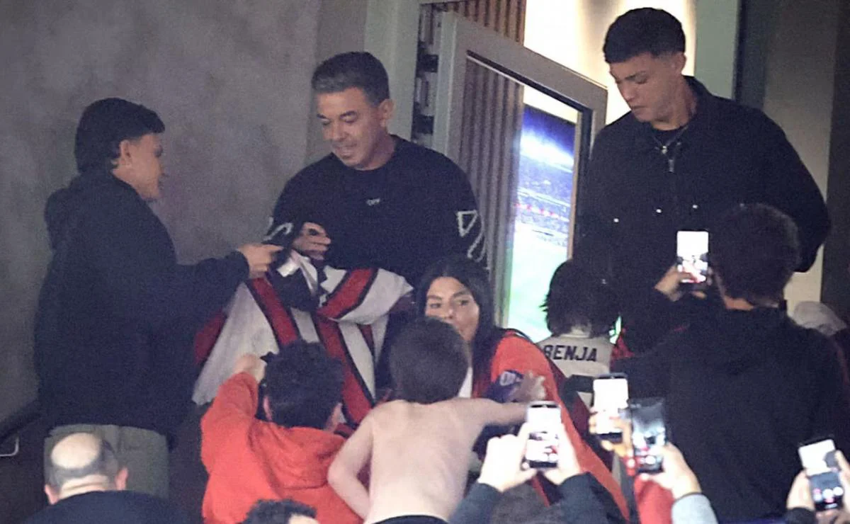 Gallardo volvió al Monumental para ver a River antes del Superclásico