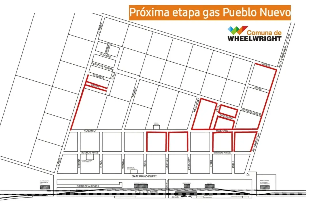 AMPLIACION RED DE GAS BARRIO PUEBLO NUEVO   El Gobierno Provincial de Maximiliano Pullaro continúa saldando deuda de la gestión Perotti con la Comuna de Wheelwright, en esta oportunidad recibimos los fondos c