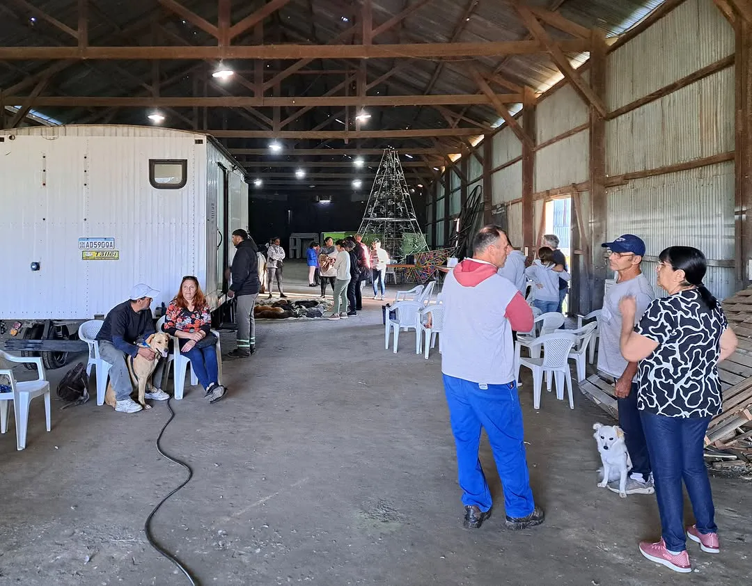 La Municipalidad realizó el sábado pasado la segunda jornada del año de castraciones gratuitas, en esta oportunidad solamente para perros. ⠀El operativo se llevó a cabo en el Galpón N° 2 del predio del Fer (1)