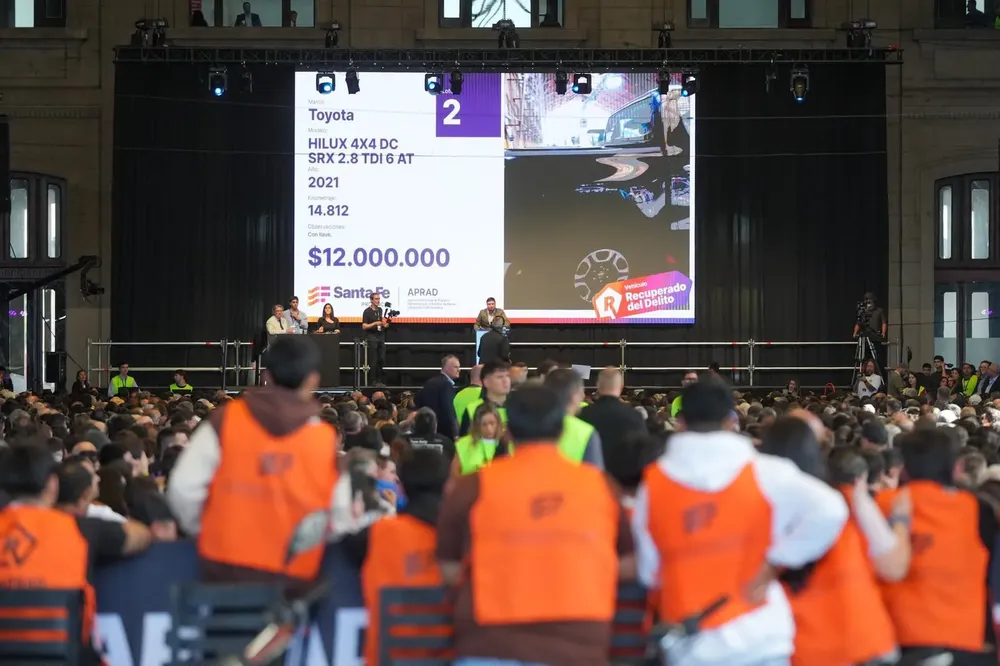 Santa Fe recaudó más de $1.645 millones al subastar bienes incautados